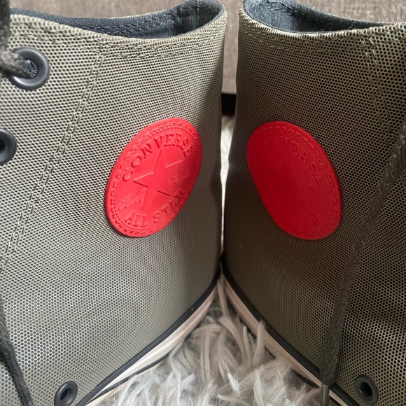 Chuck Taylor All * Grey Converse Rubber Casino Hi-Top Sneaker Mens 11 - 153966C - Picture 4 of 8